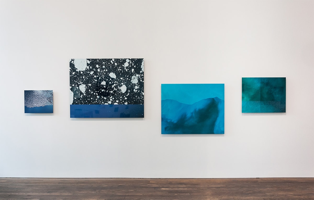 'Shift Command Three' (Installation view) © Alexander Burgess, exhibited as part of FF+WE15 at The Photographer's Gallery.

Works mounted on to Aluminium by Genesis.