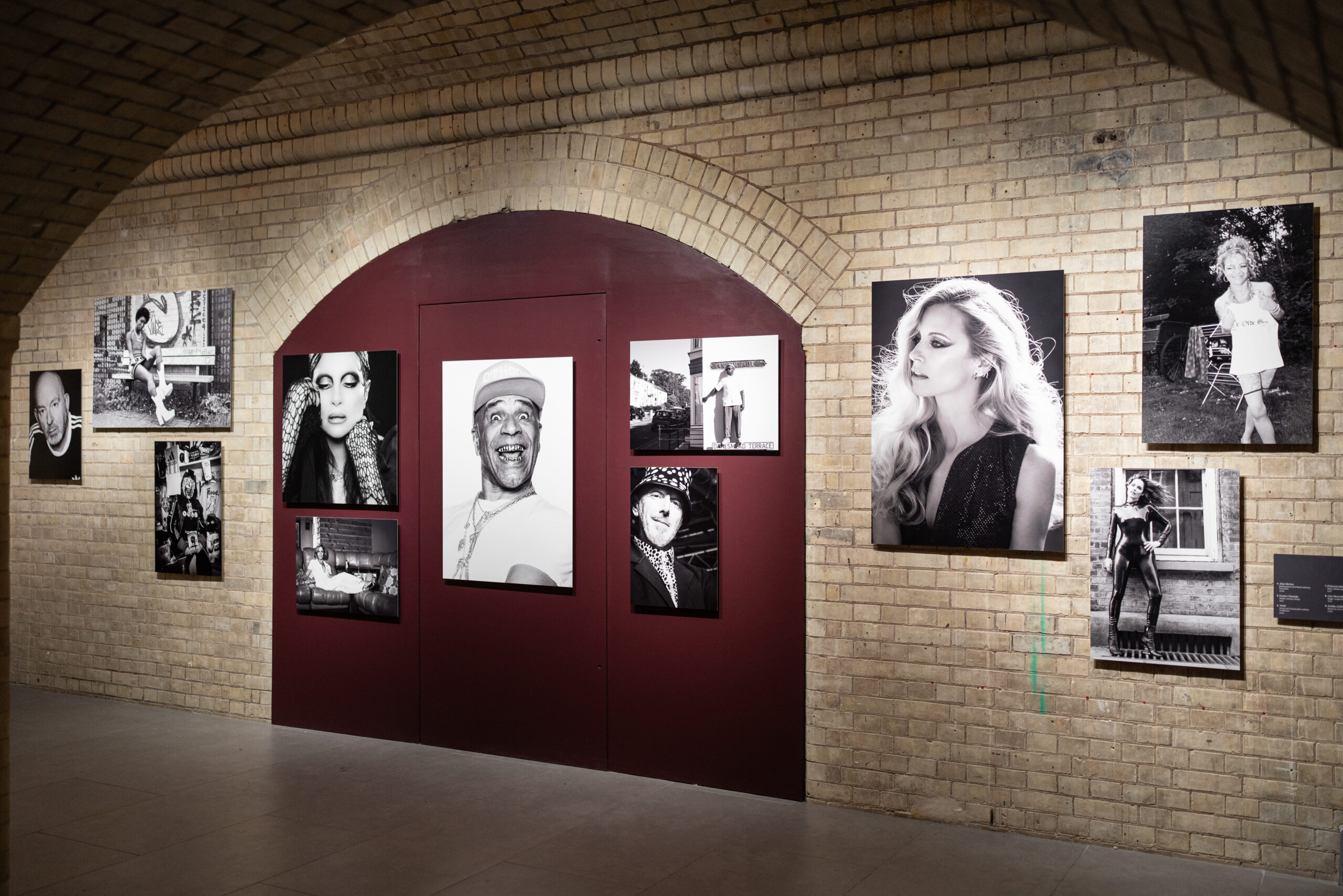 Zoë Law: 'LEGENDS' at National Portrait Gallery. Installation photography by Neil Speakman. Giclée Fine Art (Pigment) Prints mounted to Dibond by Genesis.